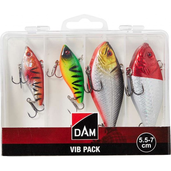 Dam Vib Pack set sa kutijom 5.5-7cm (Kutije za pribor) - www.eribolov.rs